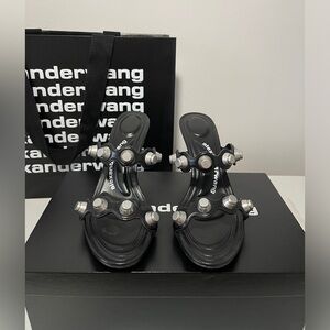Alexander wang riot 85mm adjustable gladiator sandal